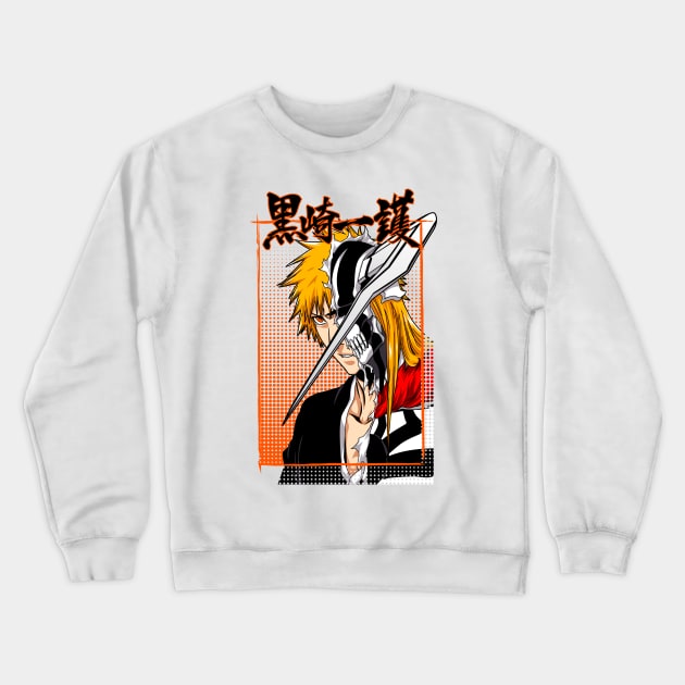 Hollow Slayer Hero Crewneck Sweatshirt by Planet of Tees